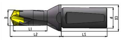 FD-1.5d  Replaceable carbide tip