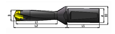 QD-S1  Replaceable carbide tip