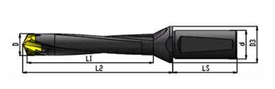 QD-S1  Replaceable carbide tip