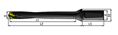 QD-S1  Replaceable carbide tip