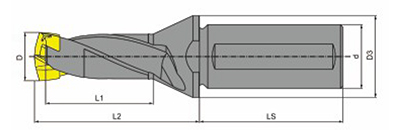 QD-S1  Replaceable carbide tip