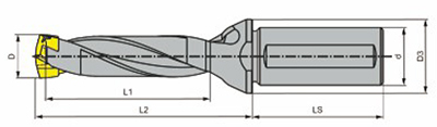 QD-S1  Replaceable carbide tip