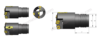 Indexable Deep Hole Drills